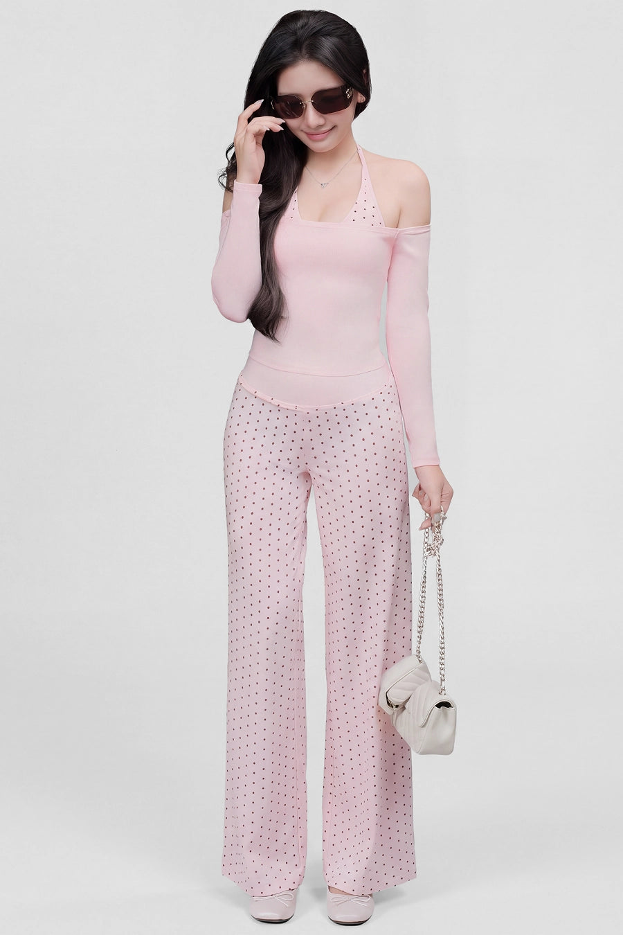Quần dài ống suông Caramel Candy Pop QDCP01 - Hồng pastel — Fitme Sportswear