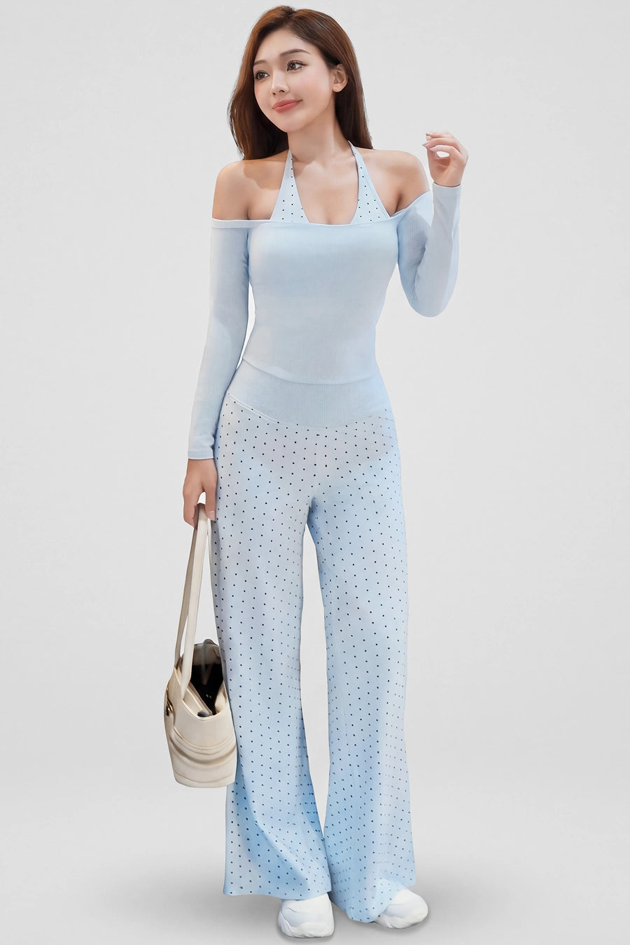 Quần dài ống suông Caramel Candy Pop QDCP01 - Xanh pastel — Fitme Sportswear