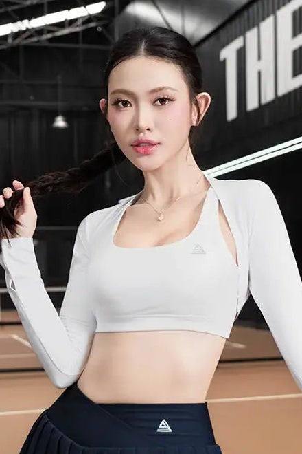 Áo bra dây chéo Glow BRGL03 Trắng