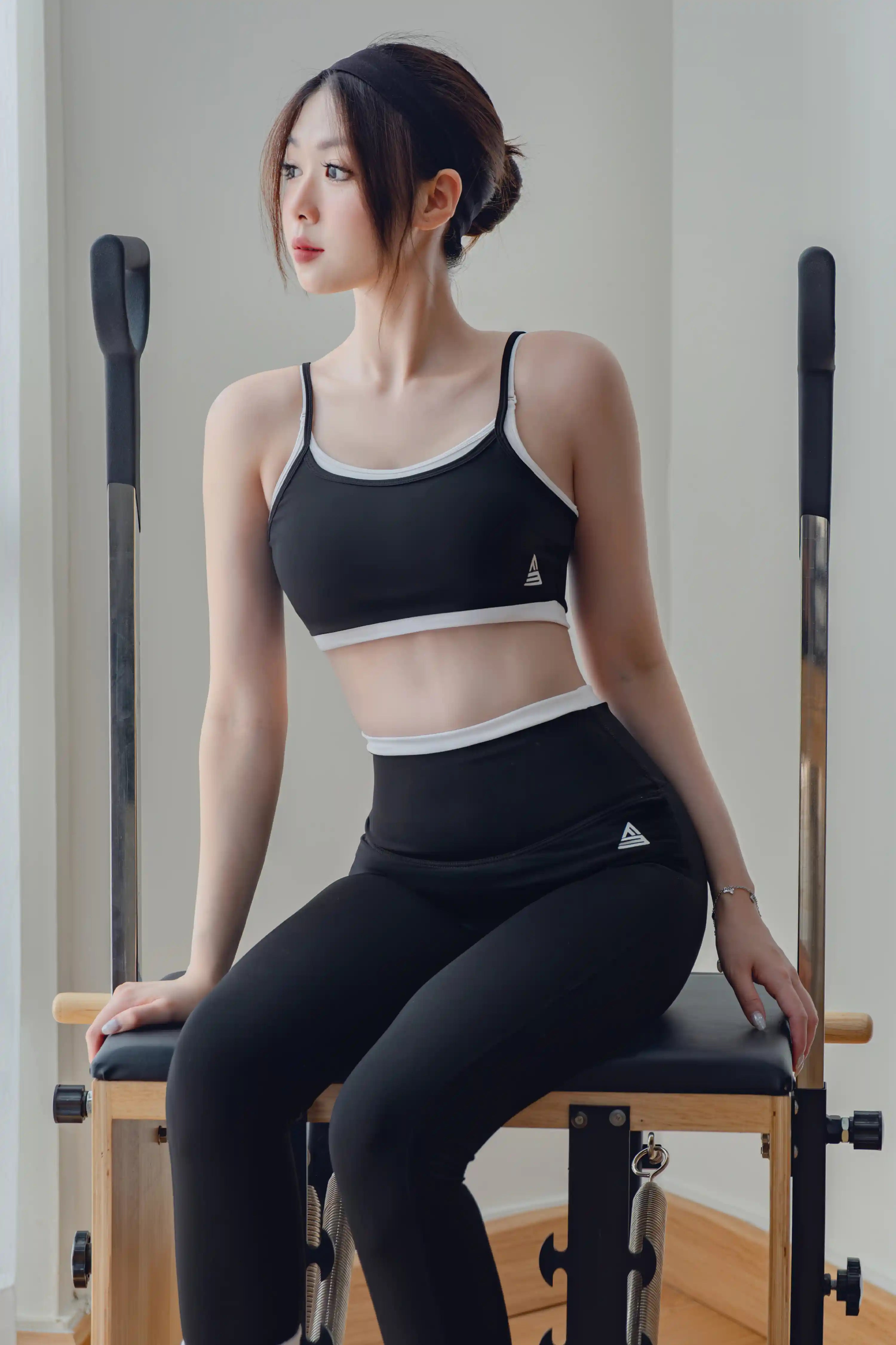 Quần tập gym yoga legging nữ cạp cao Fitme SOFT QDSO01 Đen