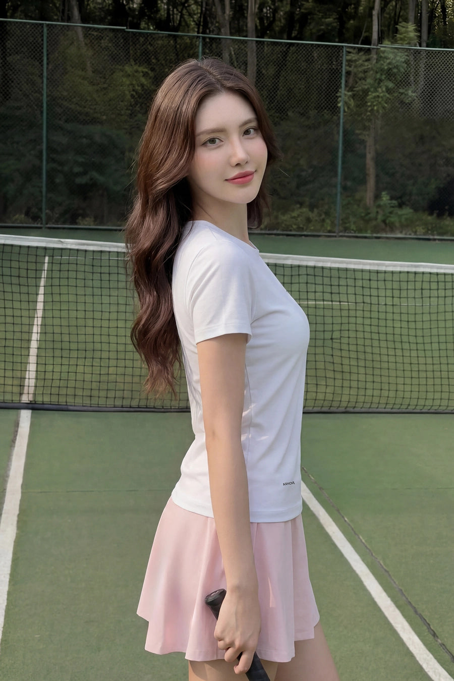 Double-layer Skirt GOC VSFM01 Wimbledon Green