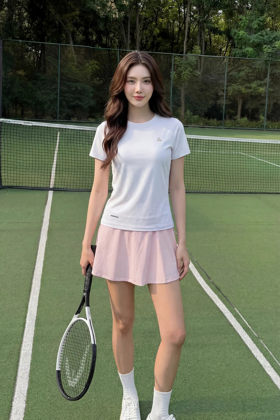 Double-layer Skirt GOC VSFM01 Wimbledon Green