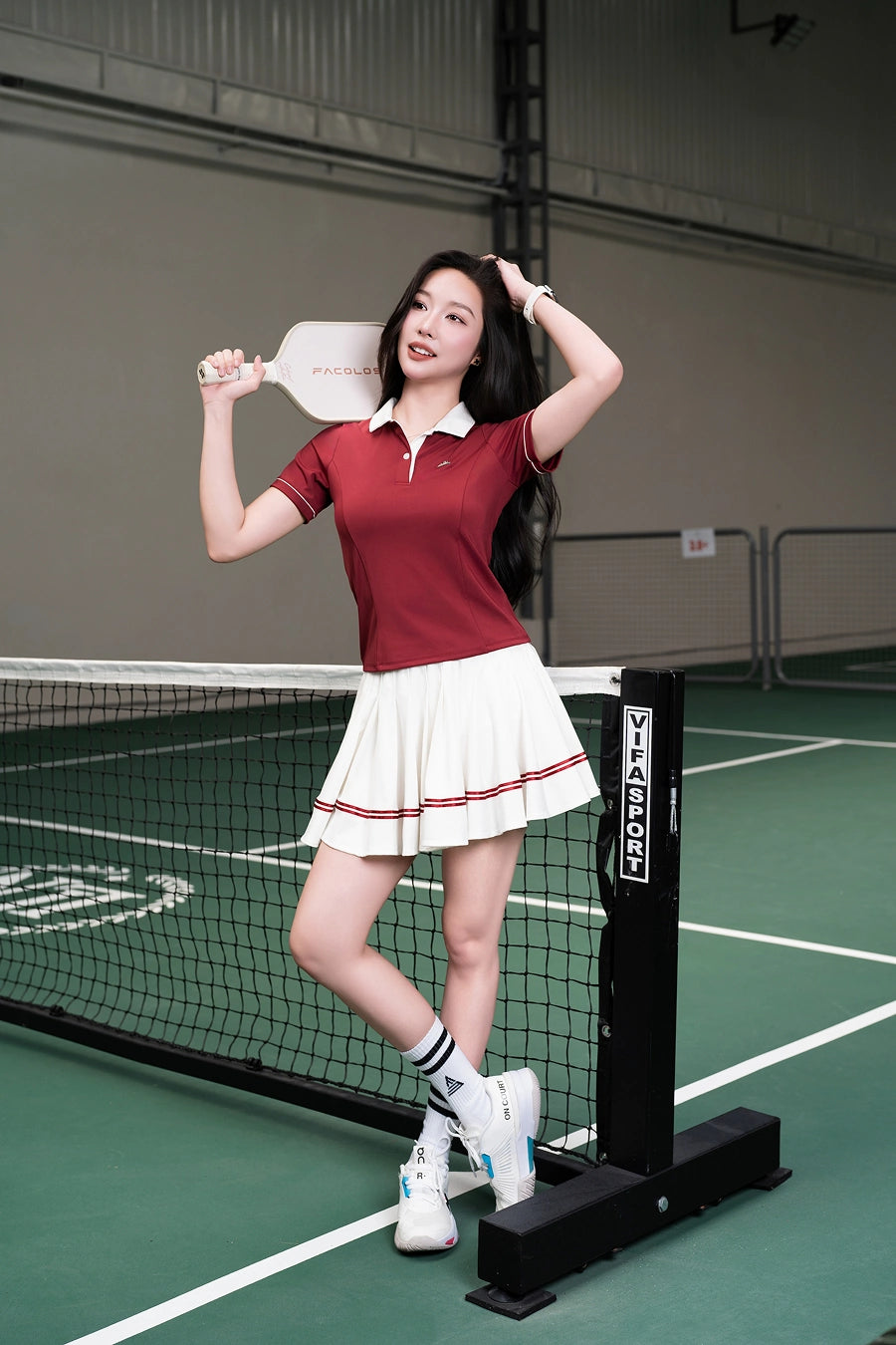 Women's Tennis Pickleball Skirt VXGR01 White