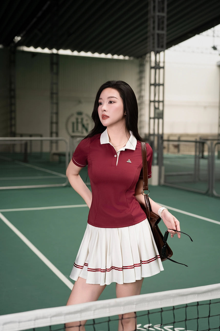 Women's Tennis Pickleball Skirt VXGR01 White