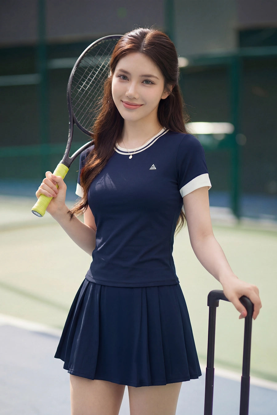 Women's Tennis Pickleball Skirt VXGR03 Blue