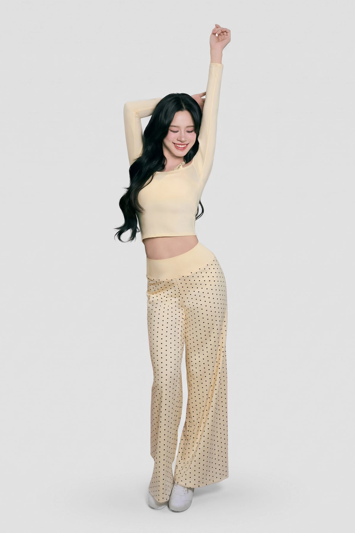 Quần dài ống suông Caramel Candy Pop QDCP01 - Vàng pastel